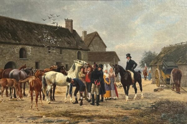 The New Acquisition by Jean Richard Goubie (French, 1842 – 1899)