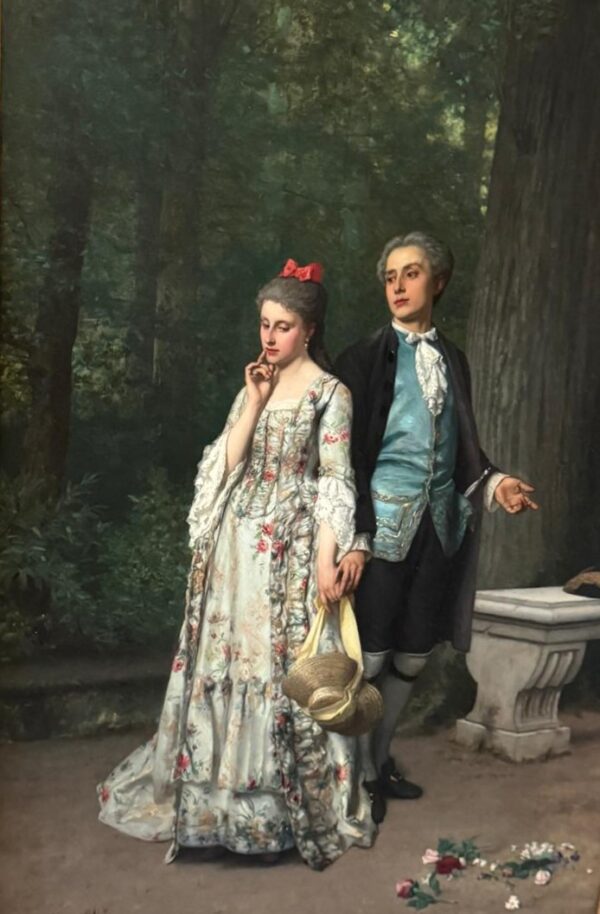 Auguste Serrure's artwork, Contemplation